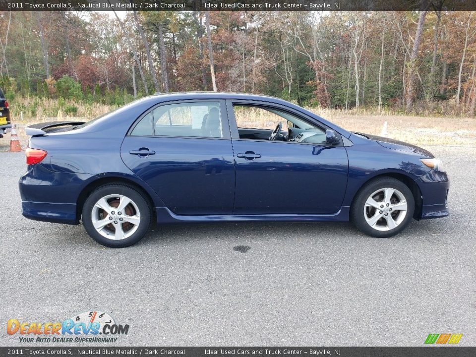 2011 Toyota Corolla S Nautical Blue Metallic / Dark Charcoal Photo #5