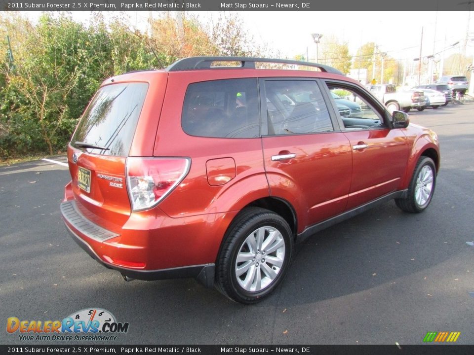 2011 Subaru Forester 2.5 X Premium Paprika Red Metallic / Black Photo #6