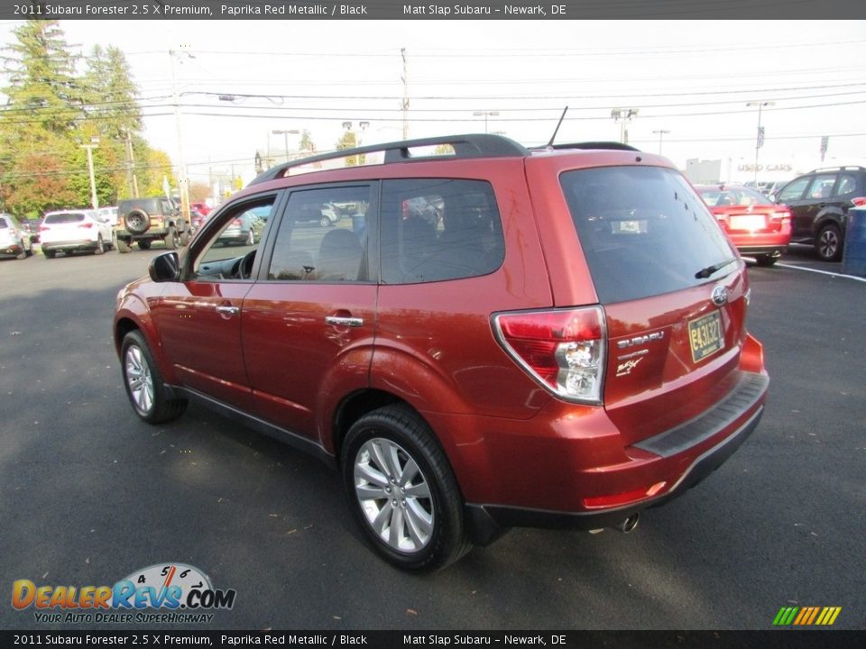 2011 Subaru Forester 2.5 X Premium Paprika Red Metallic / Black Photo #8