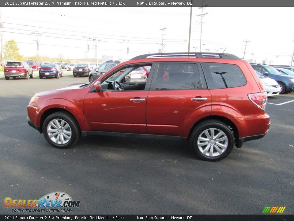 2011 Subaru Forester 2.5 X Premium Paprika Red Metallic / Black Photo #9