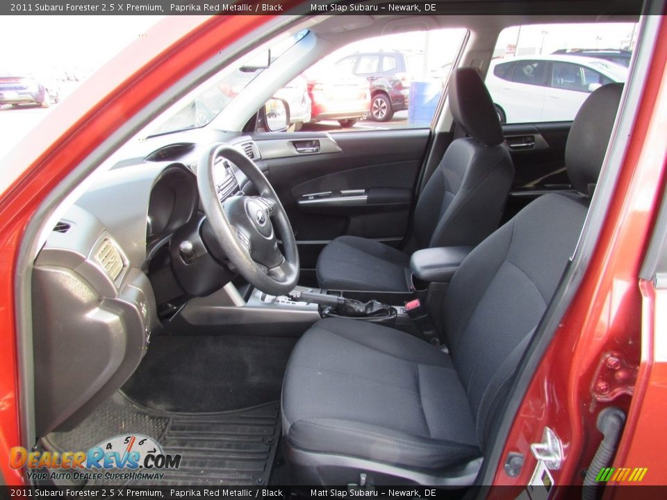 2011 Subaru Forester 2.5 X Premium Paprika Red Metallic / Black Photo #13