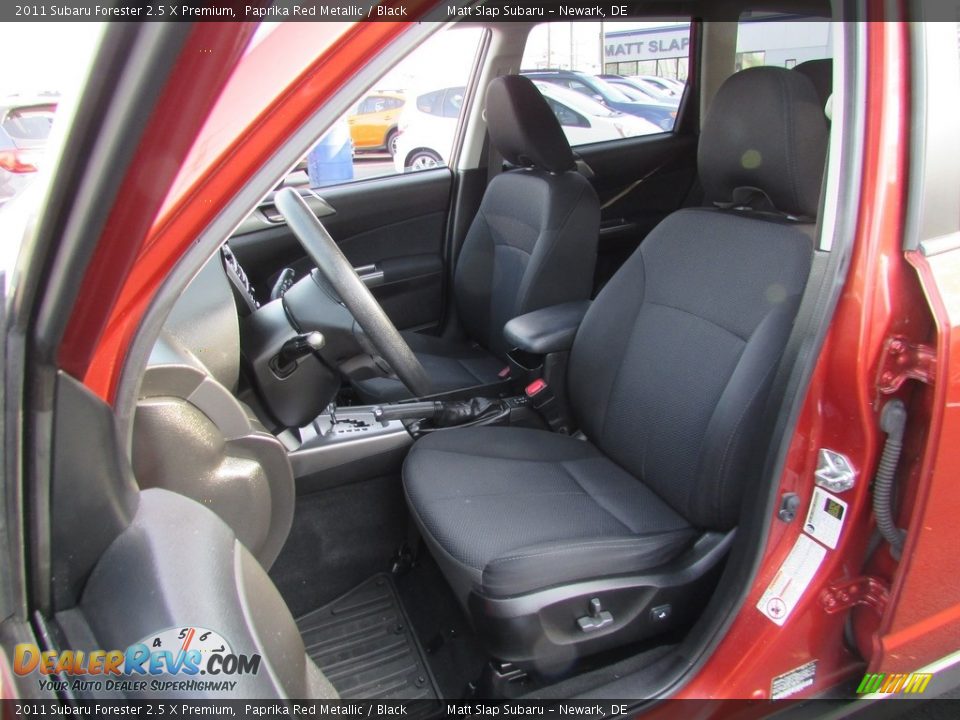 2011 Subaru Forester 2.5 X Premium Paprika Red Metallic / Black Photo #16