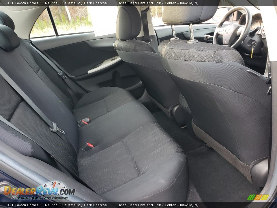 2011 Toyota Corolla S Nautical Blue Metallic / Dark Charcoal Photo #16
