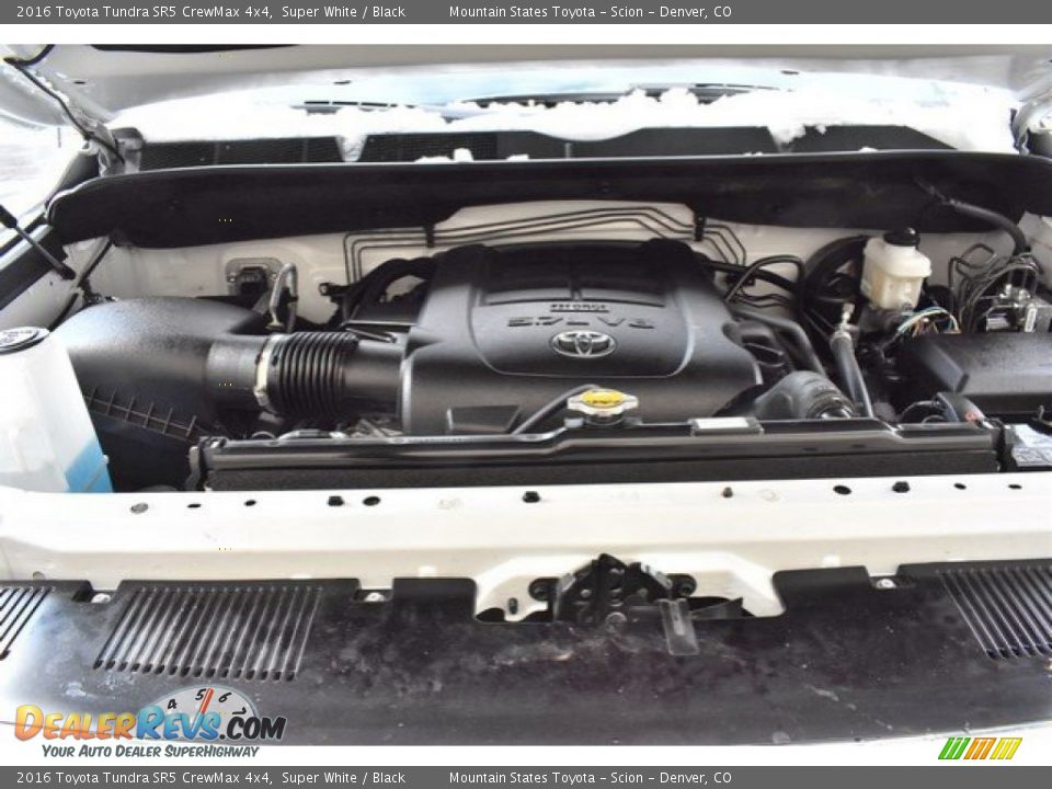 2016 Toyota Tundra SR5 CrewMax 4x4 Super White / Black Photo #27