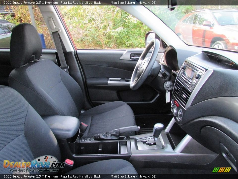 2011 Subaru Forester 2.5 X Premium Paprika Red Metallic / Black Photo #17