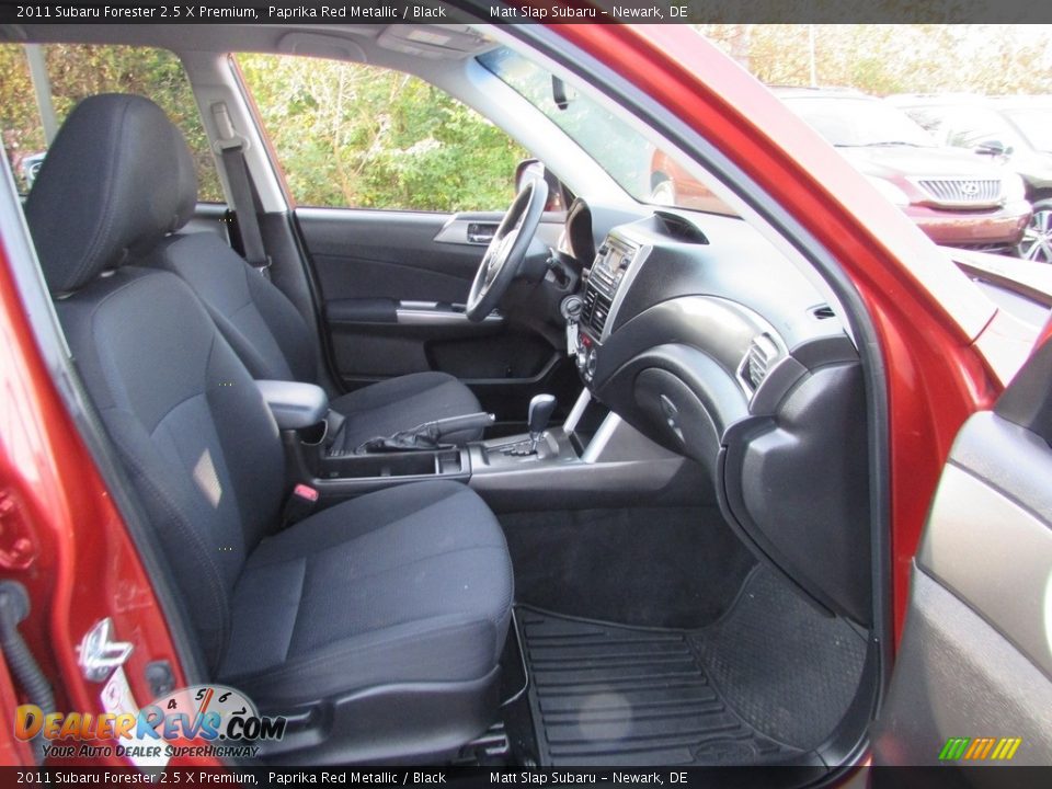 2011 Subaru Forester 2.5 X Premium Paprika Red Metallic / Black Photo #18