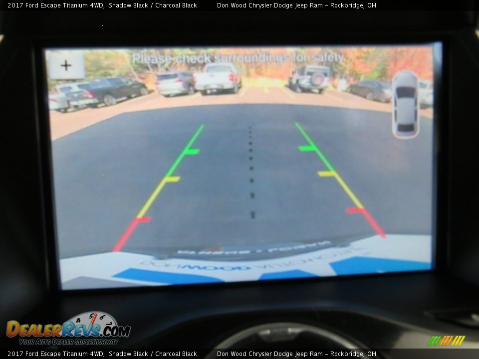 2017 Ford Escape Titanium 4WD Shadow Black / Charcoal Black Photo #2