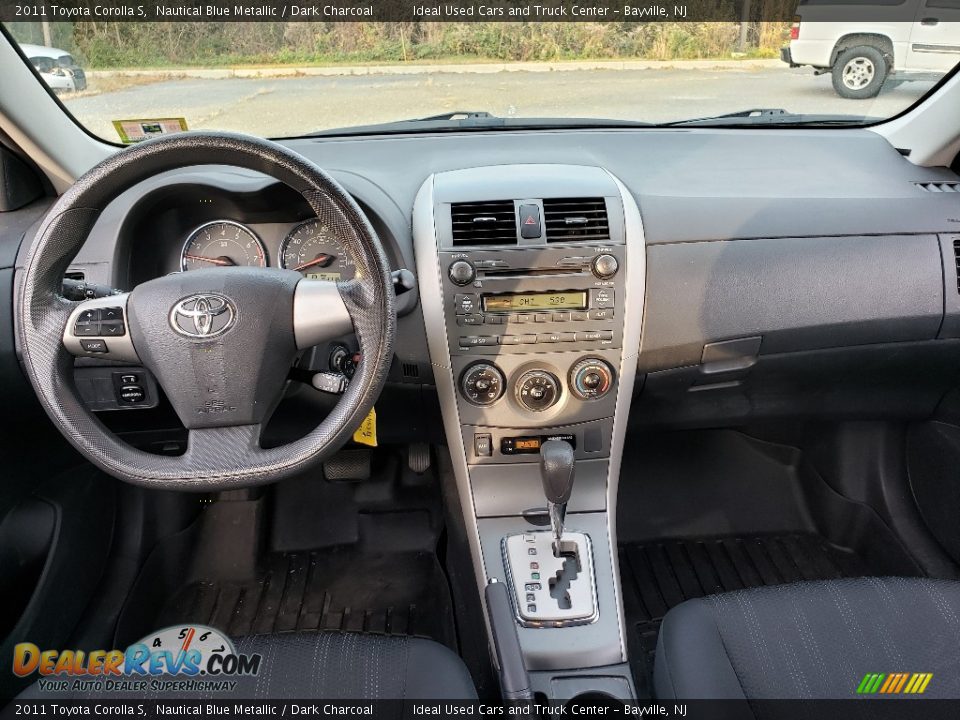 2011 Toyota Corolla S Nautical Blue Metallic / Dark Charcoal Photo #20