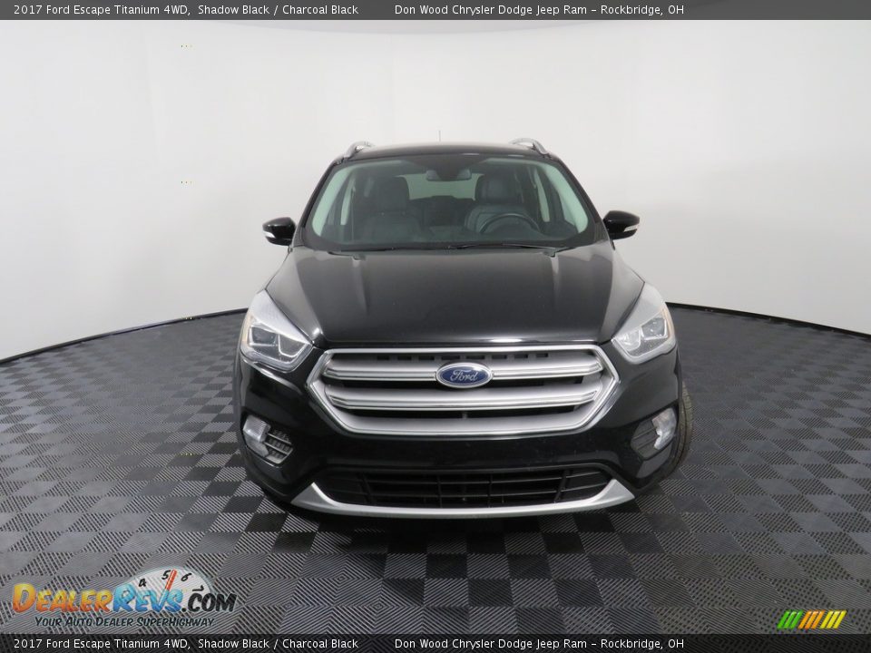 2017 Ford Escape Titanium 4WD Shadow Black / Charcoal Black Photo #5