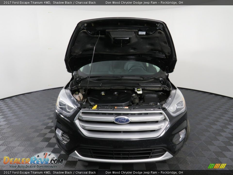 2017 Ford Escape Titanium 4WD Shadow Black / Charcoal Black Photo #6