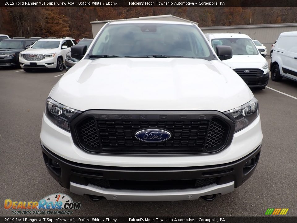 2019 Ford Ranger XLT SuperCrew 4x4 Oxford White / Ebony Photo #4