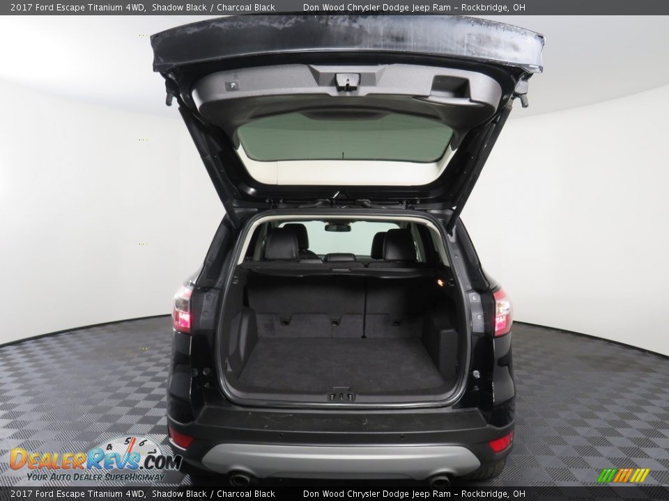 2017 Ford Escape Titanium 4WD Shadow Black / Charcoal Black Photo #13