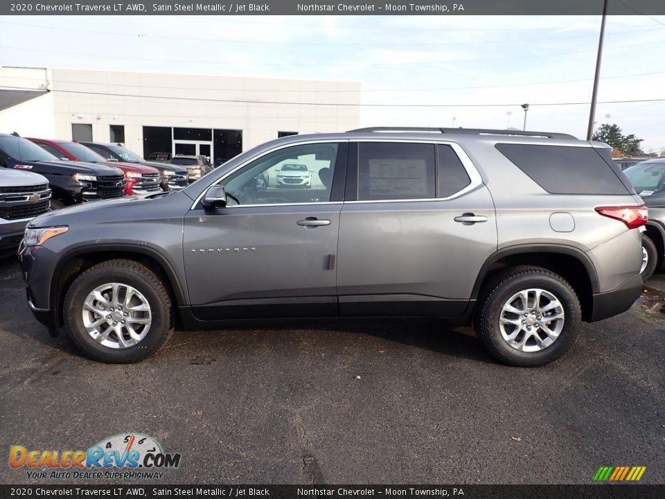2020 Chevrolet Traverse LT AWD Satin Steel Metallic / Jet Black Photo #2
