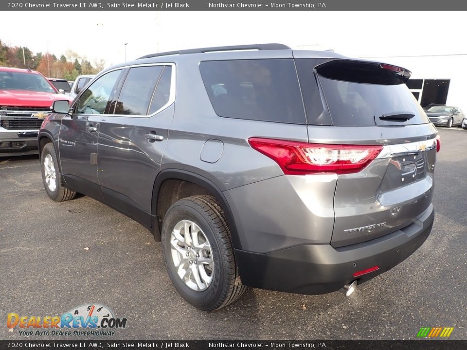 2020 Chevrolet Traverse LT AWD Satin Steel Metallic / Jet Black Photo #3