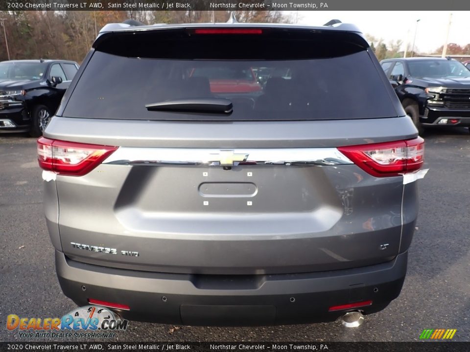2020 Chevrolet Traverse LT AWD Satin Steel Metallic / Jet Black Photo #4