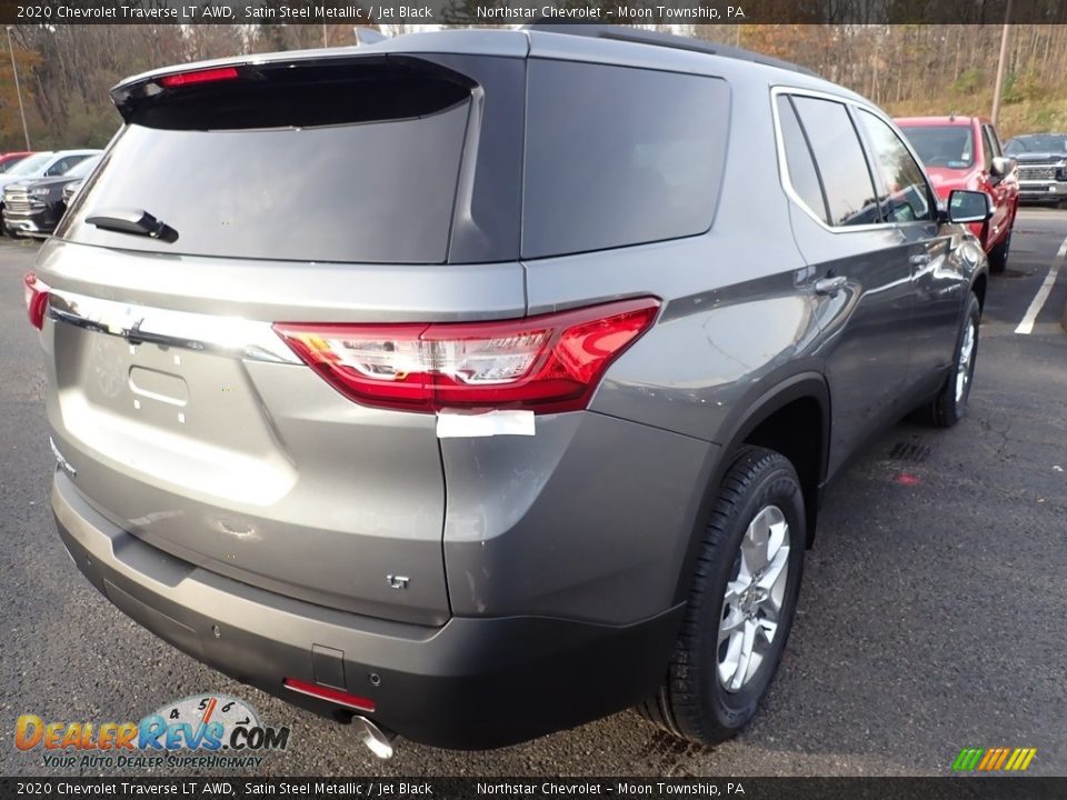 2020 Chevrolet Traverse LT AWD Satin Steel Metallic / Jet Black Photo #5