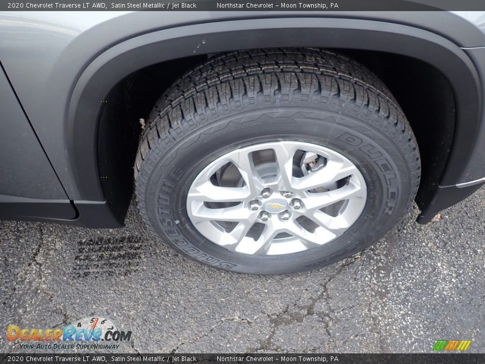 2020 Chevrolet Traverse LT AWD Satin Steel Metallic / Jet Black Photo #8