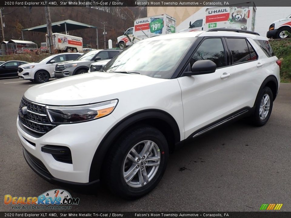 Star White Metallic Tri-Coat 2020 Ford Explorer XLT 4WD Photo #5