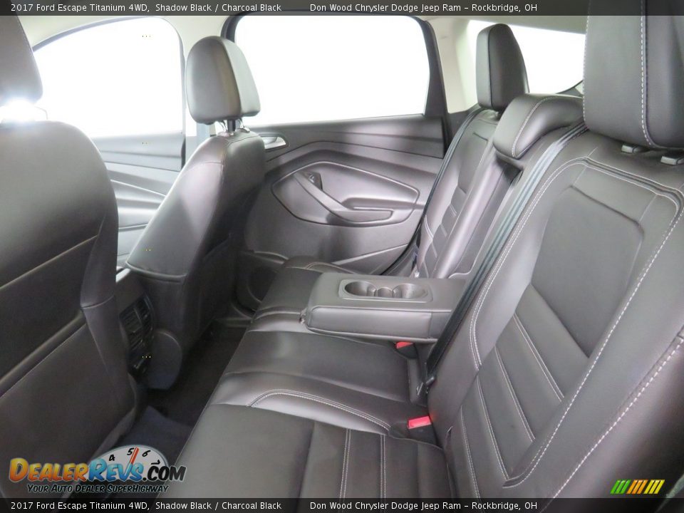 2017 Ford Escape Titanium 4WD Shadow Black / Charcoal Black Photo #26