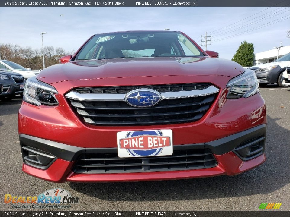 2020 Subaru Legacy 2.5i Premium Crimson Red Pearl / Slate Black Photo #2