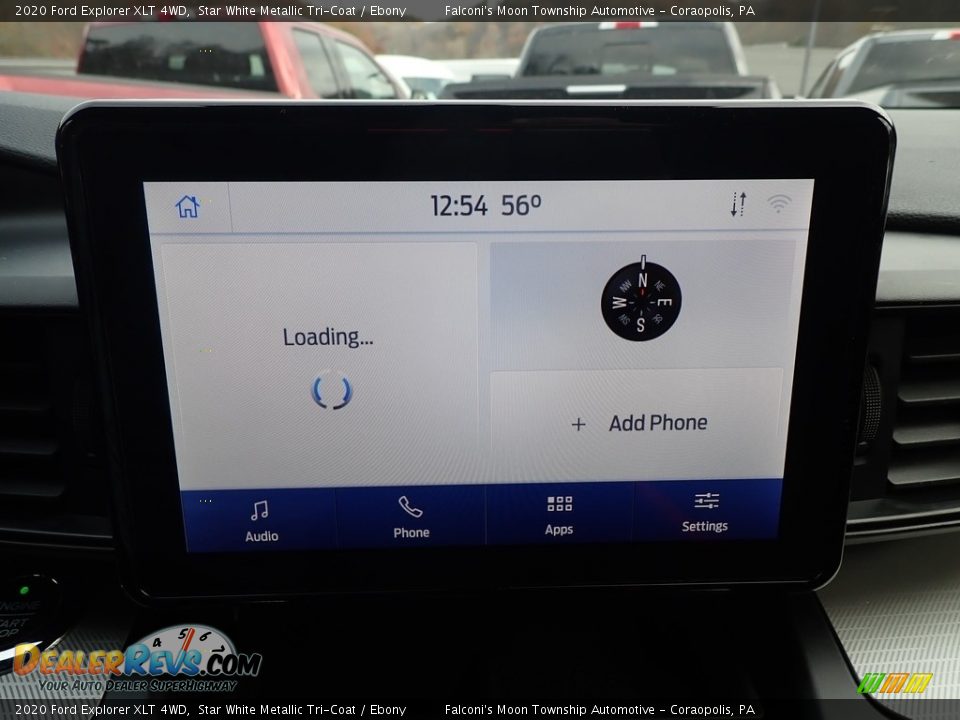 2020 Ford Explorer XLT 4WD Star White Metallic Tri-Coat / Ebony Photo #13