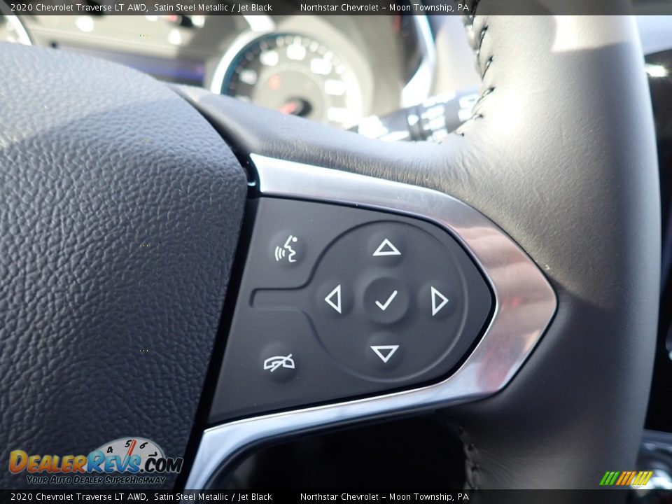 2020 Chevrolet Traverse LT AWD Satin Steel Metallic / Jet Black Photo #18
