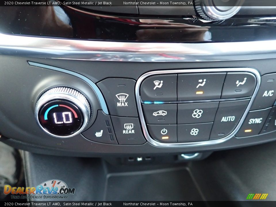 2020 Chevrolet Traverse LT AWD Satin Steel Metallic / Jet Black Photo #20