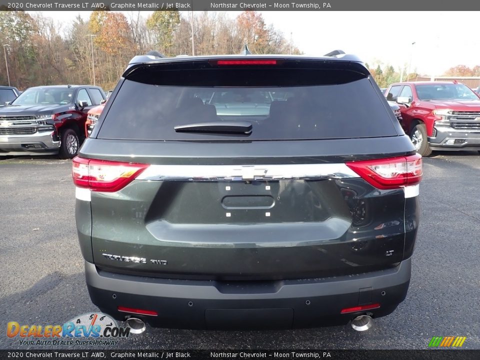 2020 Chevrolet Traverse LT AWD Graphite Metallic / Jet Black Photo #4