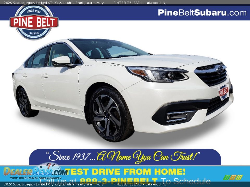 2020 Subaru Legacy Limited XT Crystal White Pearl / Warm Ivory Photo #1