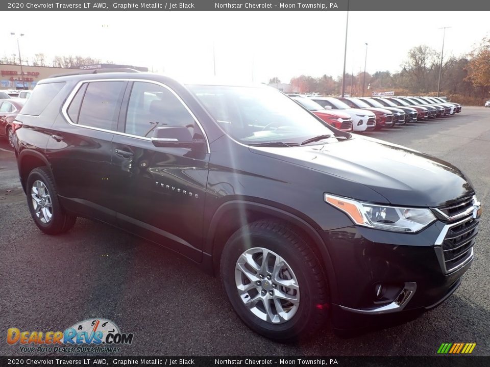 2020 Chevrolet Traverse LT AWD Graphite Metallic / Jet Black Photo #7