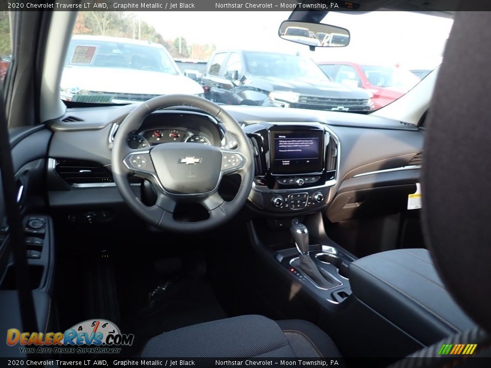 2020 Chevrolet Traverse LT AWD Graphite Metallic / Jet Black Photo #14