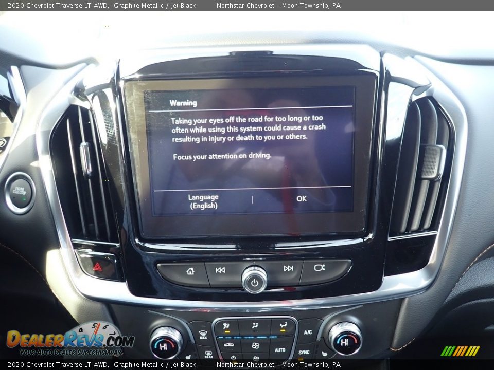2020 Chevrolet Traverse LT AWD Graphite Metallic / Jet Black Photo #18