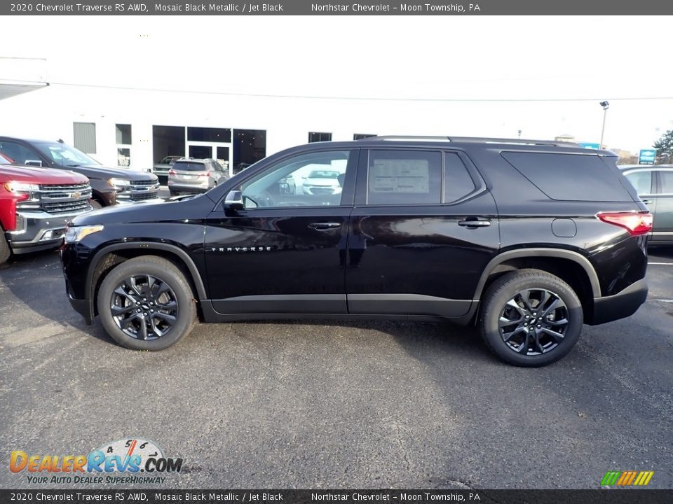 Mosaic Black Metallic 2020 Chevrolet Traverse RS AWD Photo #2