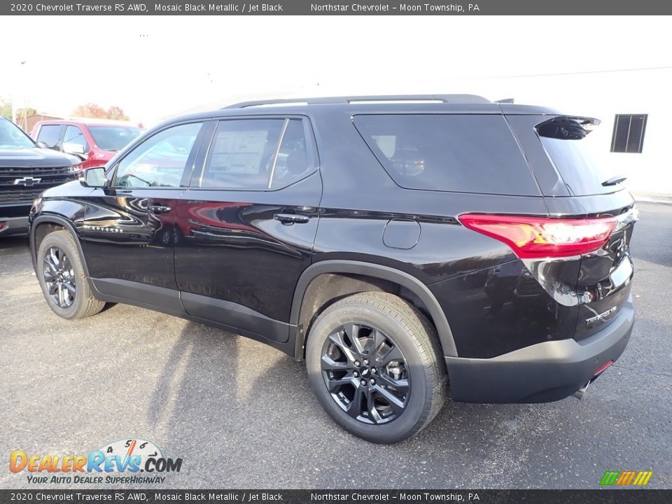 2020 Chevrolet Traverse RS AWD Mosaic Black Metallic / Jet Black Photo #3