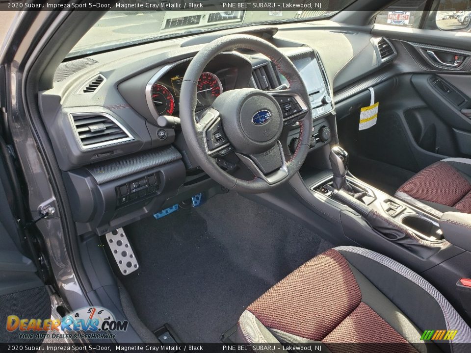 2020 Subaru Impreza Sport 5-Door Magnetite Gray Metallic / Black Photo #7