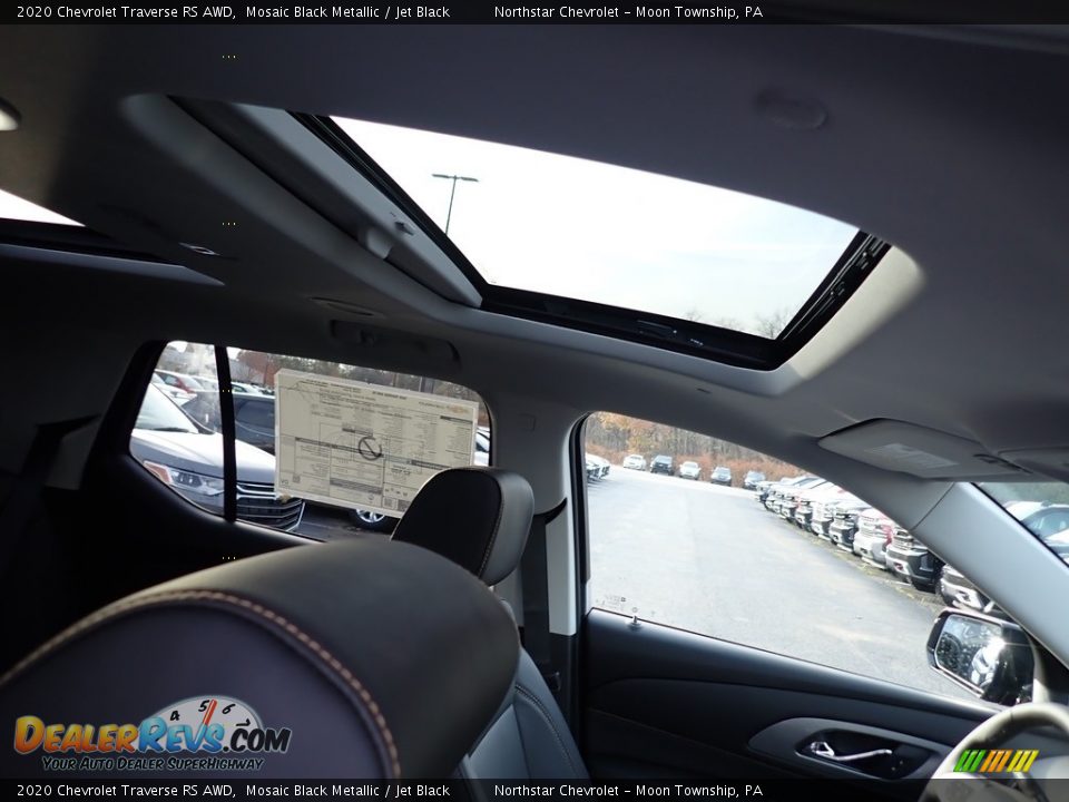 2020 Chevrolet Traverse RS AWD Mosaic Black Metallic / Jet Black Photo #11