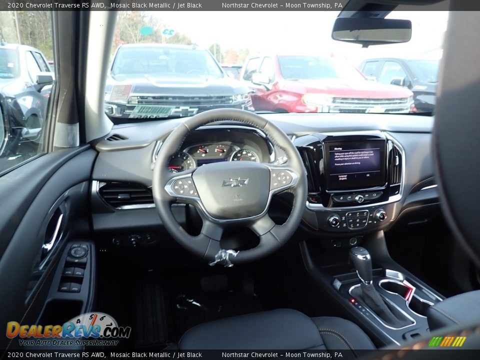 2020 Chevrolet Traverse RS AWD Mosaic Black Metallic / Jet Black Photo #13