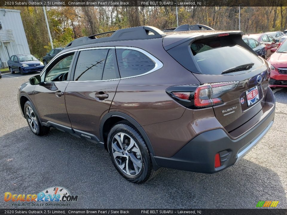 2020 Subaru Outback 2.5i Limited Cinnamon Brown Pearl / Slate Black Photo #4