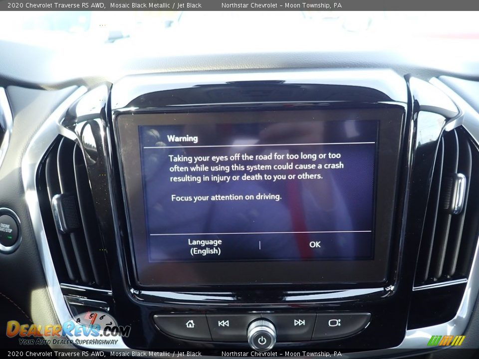 Controls of 2020 Chevrolet Traverse RS AWD Photo #17