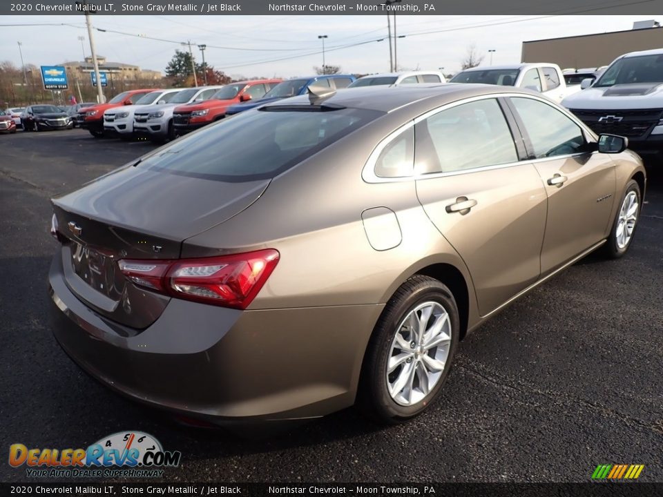 2020 Chevrolet Malibu LT Stone Gray Metallic / Jet Black Photo #5