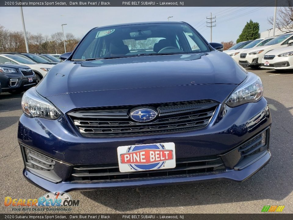 2020 Subaru Impreza Sport Sedan Dark Blue Pearl / Black Photo #2