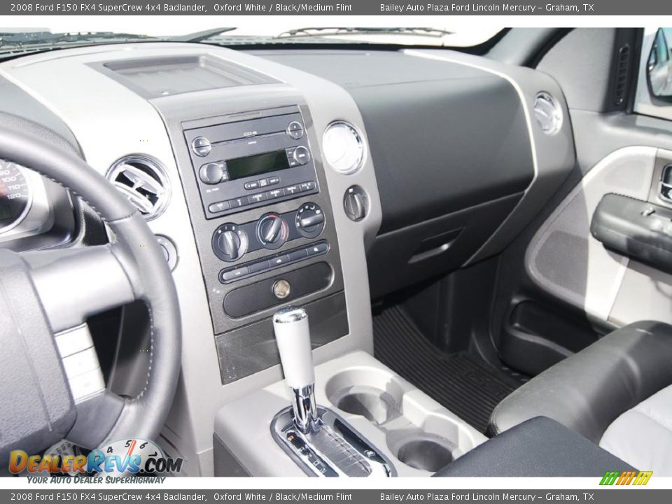 2008 Ford F150 FX4 SuperCrew 4x4 Badlander Oxford White / Black/Medium Flint Photo #15
