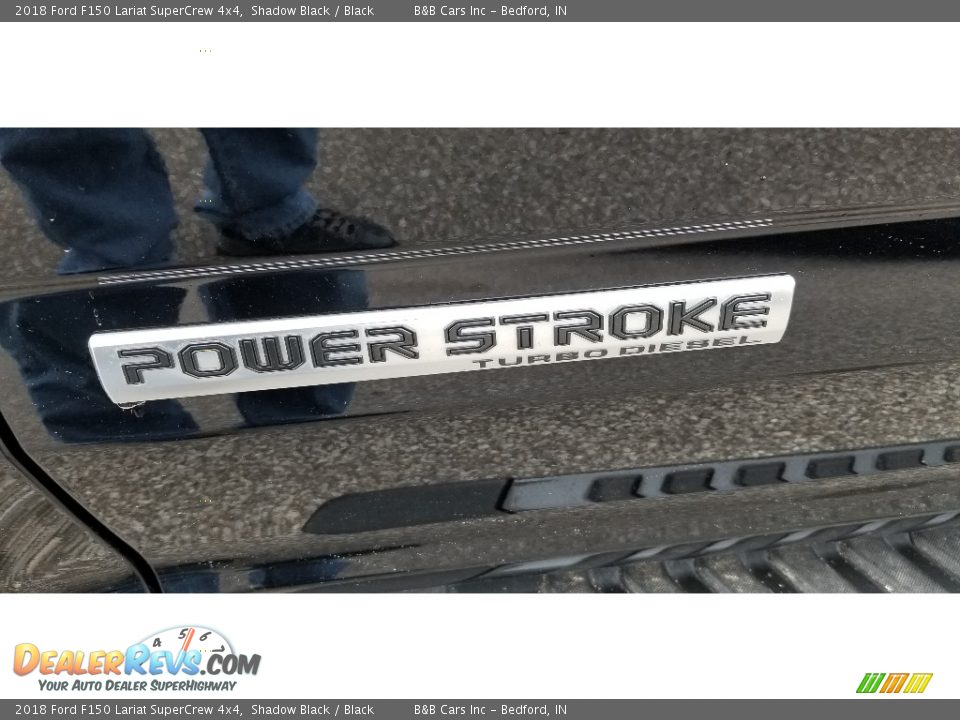 2018 Ford F150 Lariat SuperCrew 4x4 Shadow Black / Black Photo #10