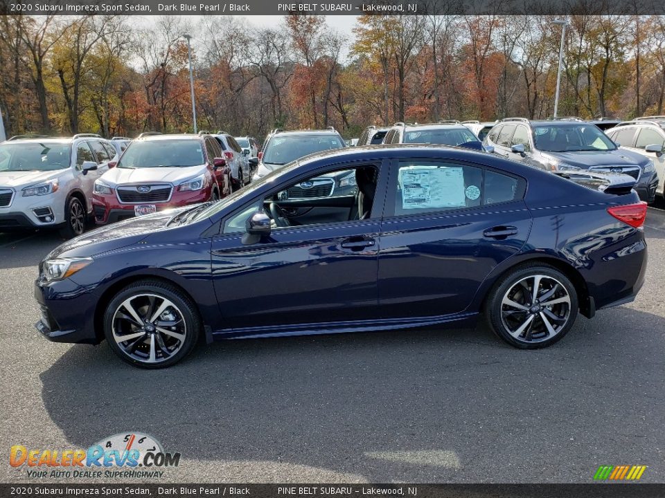 2020 Subaru Impreza Sport Sedan Dark Blue Pearl / Black Photo #3