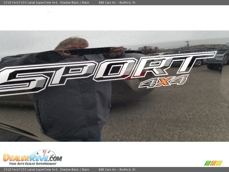 2018 Ford F150 Lariat SuperCrew 4x4 Shadow Black / Black Photo #11