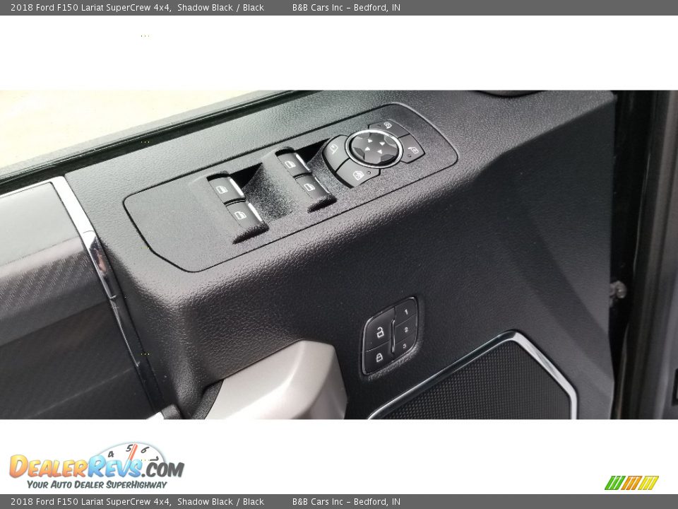 2018 Ford F150 Lariat SuperCrew 4x4 Shadow Black / Black Photo #14