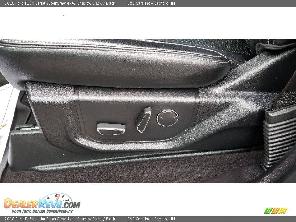 2018 Ford F150 Lariat SuperCrew 4x4 Shadow Black / Black Photo #15