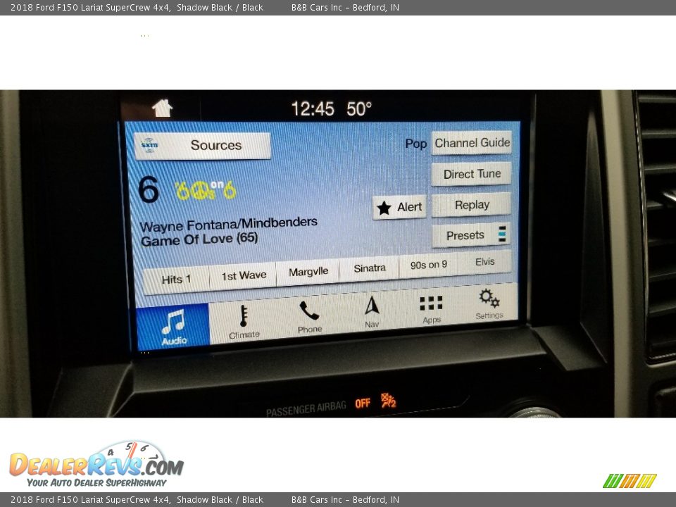 2018 Ford F150 Lariat SuperCrew 4x4 Shadow Black / Black Photo #18