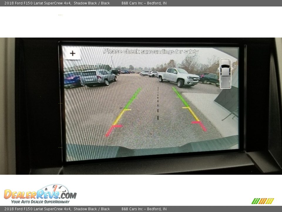2018 Ford F150 Lariat SuperCrew 4x4 Shadow Black / Black Photo #19