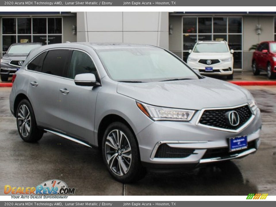 2020 Acura MDX Technology AWD Lunar Silver Metallic / Ebony Photo #2